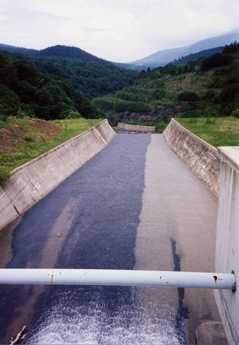 笹ケ峰ダム(1991.6.21)