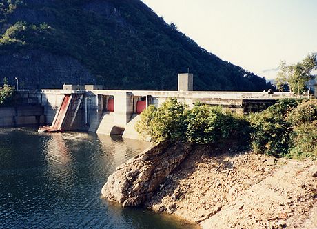 内の倉ダム(1989.10.2)