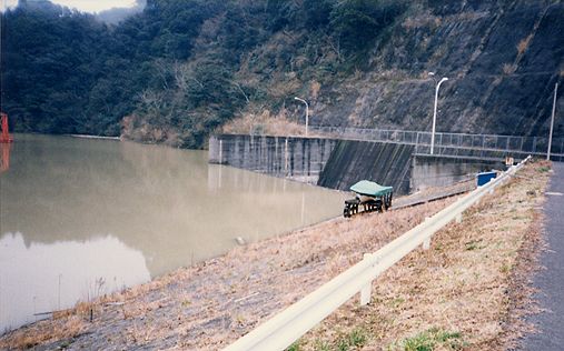 安房中央ダム(1991.3.9)