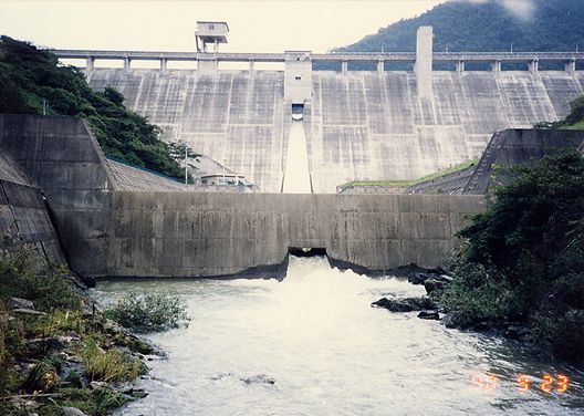 桐生川ダム(1990.9.23)