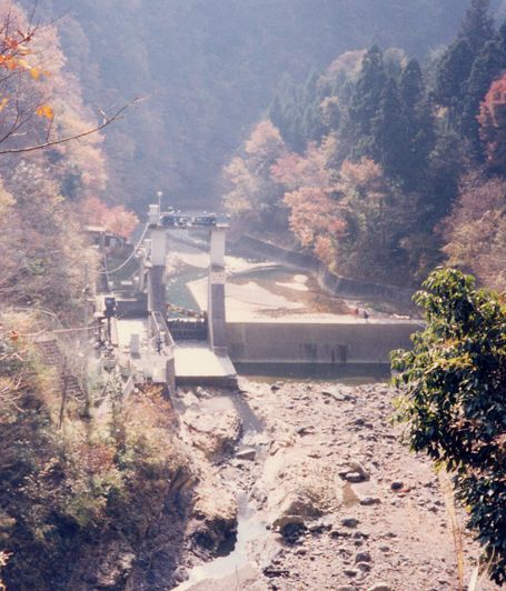 牧野取水ダム(1990.11.25)