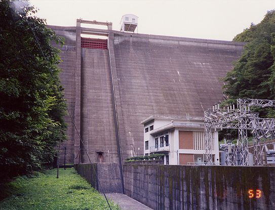 面河ダム(1991.8.10)