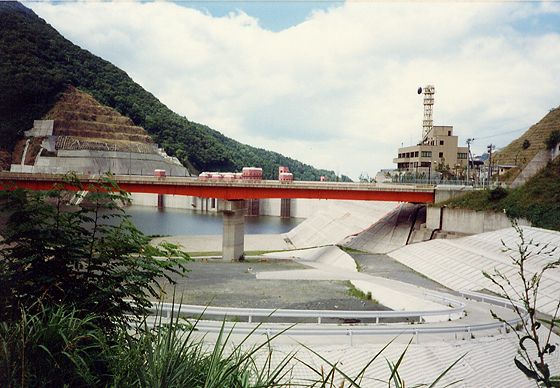 浅瀬石川ダム(1989.8.9)